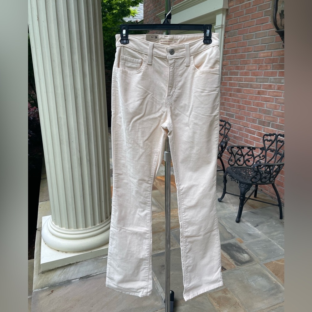 LEVI'S 725 High-Waist Corduroy Classic Stretch Bootcut Jeans